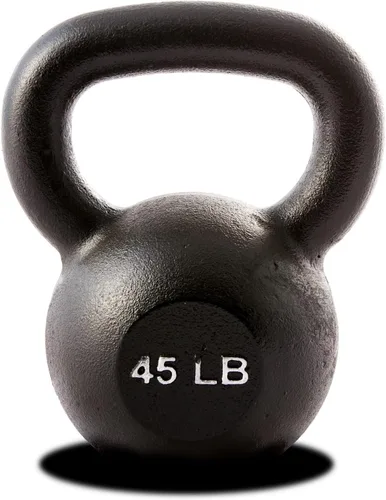 Miniatura 8 de Kettlebell Weights – 5lb to 80lb Cast Iron Kettlebells with Matte Black Finish – Full Body Strength Training & CrossFit Conditioning – Ideal for