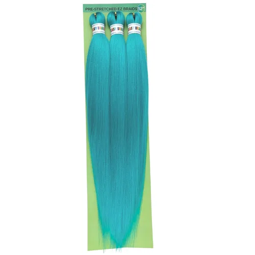 Miniatura 38 de Pelo corto negro trenzado preestirado de 14 pulgadas para trenzas sin nudos, pelo sintético 1B trenzado para trenzas Bob Box