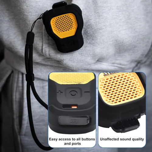 Miniatura 9 de CYBERGUYS Funda de Silicona para Altavoz Bluetooth Portátil DEWALT, Cubierta Protectora Duradera a Prueba de Golpes Antideslizante para Mini Altavoz