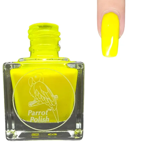 Miniatura 12 de Parrot Polish Baboon - Esmalte de uñas neón azul, laca de color sólido brillante