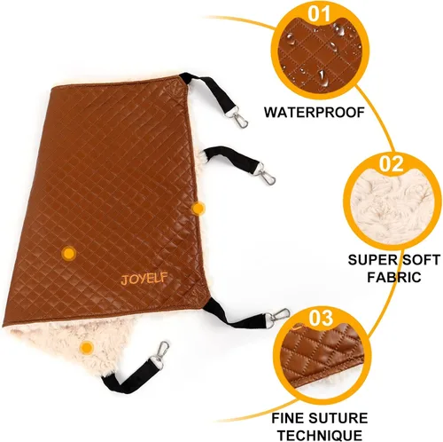 Miniatura 4 de JOYELF Hamaca para gatos, jaula reversible mediana para mascotas, cama suave para gatos, para gatitos, hurones, cachorros o mascotas pequeñas