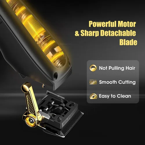 Miniatura 2 de Cortadora de pelo para hombre, inalámbrica, afeitadoras eléctricas para hombres, juego de cortapelos profesional para corte de pelo, kit de aseo