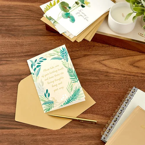 Miniatura 6 de Hallmark Juego de tarjetas de felicitación en blanco surtidas para todas las ocasiones con organizador de tarjetas y surtido de tarjetas