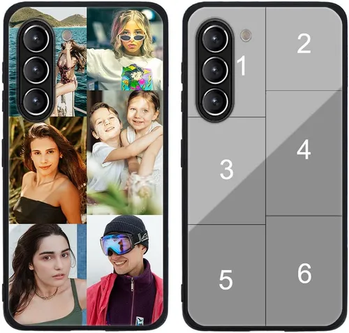Miniatura 203 de Funda de teléfono personalizada para Samsung Galaxy S22+ / S22 Plus 5G, funda de TPU suave de vidrio templado antiarañazos personalizada con foto