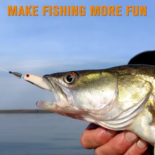 Miniatura 7 de Dovesun Weedless Worm Hooks Wacky Rig Hooks Texas Rig Hooks 30PCS Professional V Bass Fishing Hooks for Freshwater Saltwater 1/0 2/0 3/0