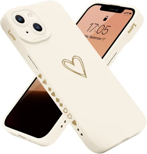 Miniatura 17 de Teageo Funda compatible con iPhone 13 Pro de 6.1 pulgadas para mujeres y niñas, bonito corazón de amor de lujo