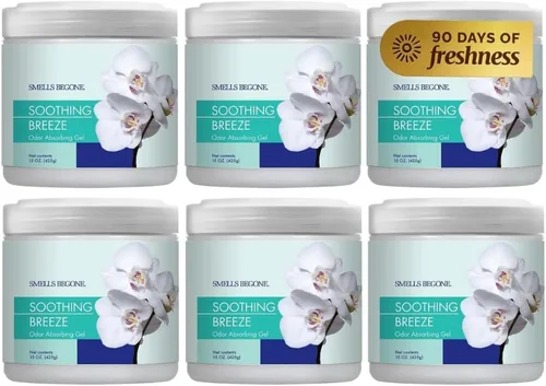 Miniatura 12 de SMELLS BEGONE Eliminador de olores de gel de 15 onzas – Absorbe y elimina los olores difíciles en áreas de mascotas, baños, sótanos, garaje