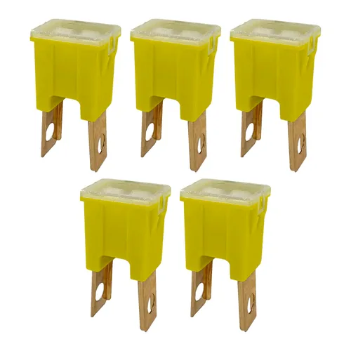 Miniatura 20 de A.A Terminal Macho Recto de 30 Amperios Fusible de Reemplazo para PAL Auto Link, Cartucho de Fusible FLM - Automotriz para Coche, Camión, Audio RV