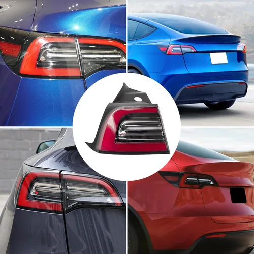 Miniatura 7 de Luz trasera para Tesla Modelo 3/Modelo Y 2020-2022, luz trasera exterior del automóvil, 5 cables, lámpara de freno trasera izquierda de repuesto