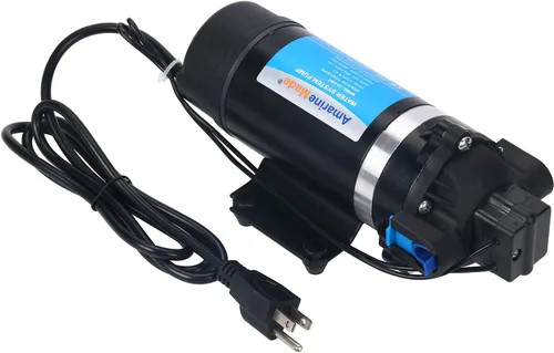 Miniatura 7 de Amarine Made AC 110V Bomba de presión de agua autocebante, bomba de lavado de agua dulce 160PSI/11bar 7LPM AMPS: 0.8A MAX.AMPS: 1.5A bomba