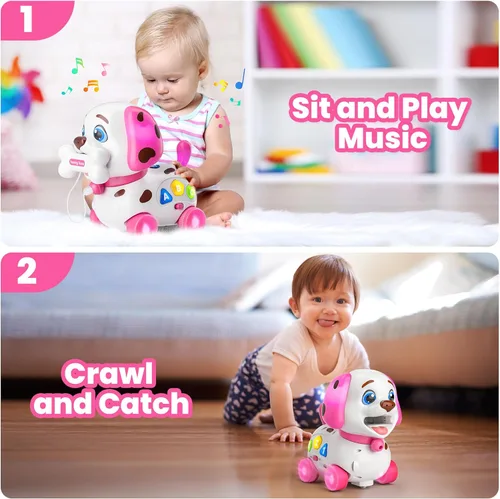 Miniatura 3 de Vahome Juguete de Cachorro para Niña de 1 Año de Edad, Regalo, Juguete Musical para Bebé de 6-12-18 Meses, Primeros Regalos de Cumpleaños para Niña
