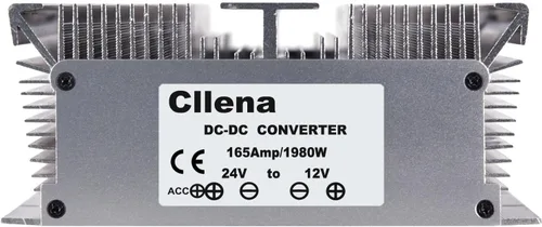 Miniatura 4 de 24V a 12V convertidor reductor regulador de voltaje 165A 1980W impermeable DC Buck transformador fuente de alimentación
