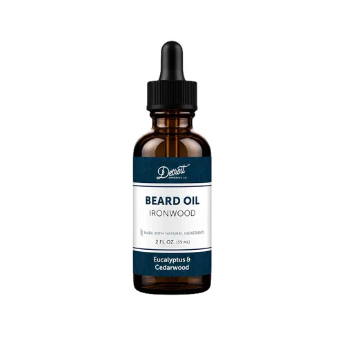 Miniatura 24 de Detroit Grooming Co. Aceite para barba Fórmula hidratante y nutritiva con vitamina E Cereza y tabaco • Traverse City (1 oz)