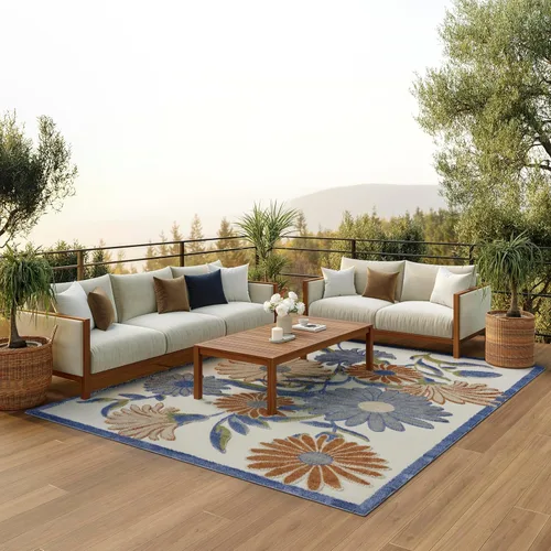 Miniatura 41 de Nourison Home Aloha - Alfombra beige de 2 pies 3 pulgadas x 12 pies, fácil de limpiar, no se desprende, para dormitorio, sala de estar, comedor