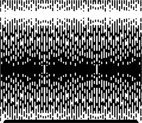 Miniatura 18 de HTV con estampado de día en blanco y negro (19.66 x 36 pulgadas), pata de gallo