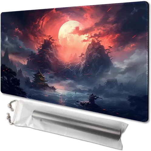 Miniatura 68 de MTG - Tapete de juego tamaño 24 x 14 pulgadas, bolsas de almacenamiento gratuitas, respaldo antideslizante, impresión, ideal para entusiastas