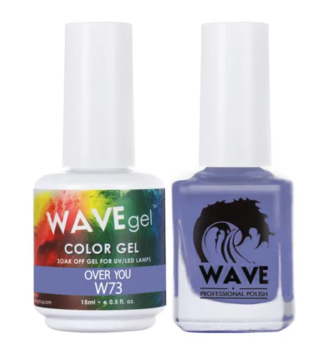 Miniatura 22 de WAVEGEL - Juego dúo de gel y esmalte de uñas a juego - Colección Simplicity - #P109 Blizzard I 0.5 onzas