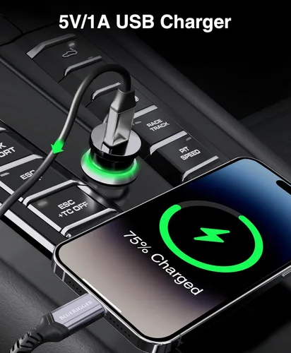 Miniatura 5 de Kinivo BTC450 juego de entrada auxiliar Bluetooth, manos libres, para autos (3,5 mm) - Admite AptX