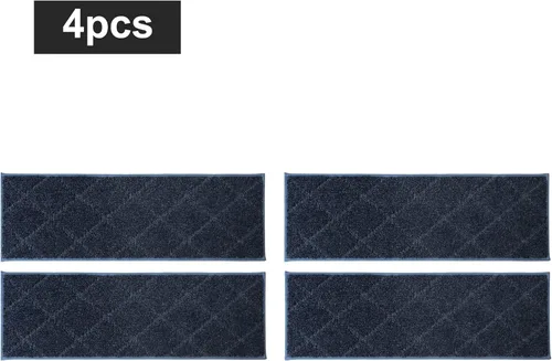 Miniatura 61 de COSY HOMEER - Alfombra antideslizante para escaleras, para interiores y escalones de madera, para niños y perros, 100 % poliéster, base de Beige