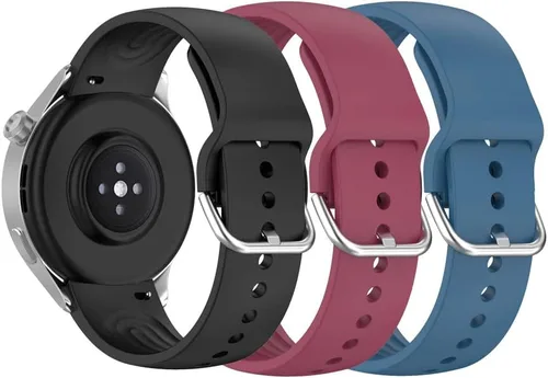 Miniatura 10 de Senter Correa de repuesto de liberación rápida de goma suave de 0.866 in para reloj inteligente Xiaomi S1 pro