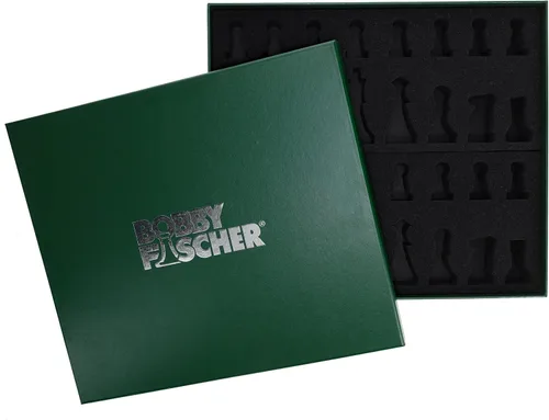 Miniatura 6 de Bobby Fischer Zagreb - Juego de ajedrez de secuoya y boj con tamaño King de 3.75 pulgadas. Solo piezas de ajedrez de madera ponderadas de alta