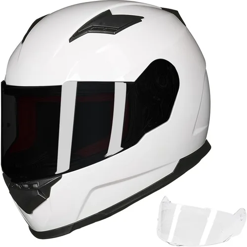 Miniatura 7 de ILM Cascos integrales para moto de nieve y motocicleta para hombres y mujeres, deportivos duales, con Pinlock antiniebla para adultos, modelo DOT 817