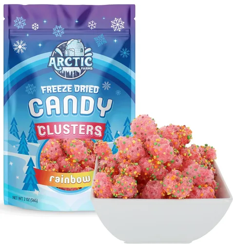 Miniatura 7 de Arctic Farms Caramelos liofilizados en racimos de caramelos de 2 onzas empaquetados y en caja (sabores surtidos)