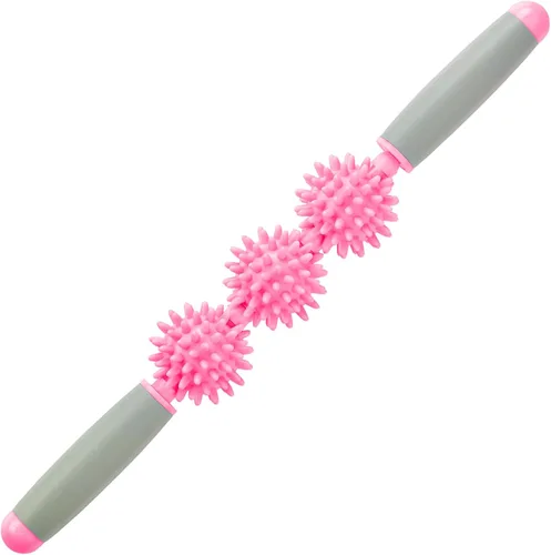 Coolife Fascia Blasting Muscle Roller - Rodillo para masaje muscular, masajeador de celulitis, rodillo para fascia para celulitis y músculos Rosa