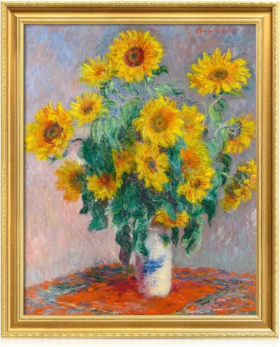 Miniatura 37 de Pinturas clásicas mundiales de Claude Monet Impresión giclée sobre lienzo alargado, pieza de galería para colgar y decorar el hogar, The CliffWalk