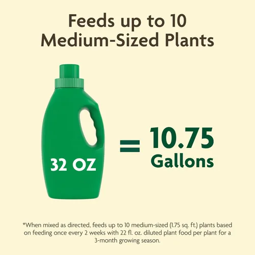 Miniatura 6 de Miracle-Gro Alimento orgánico para plantas, uso con plantas de interior o exterior, fertilizante líquido orgánico para contenedores y jardines