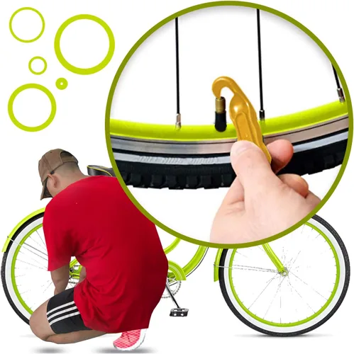 Miniatura 3 de Palanca para neumático de bicicleta – Palanca premium de plástico endurecido para reparar llanta de bicicleta– debe tener kit de herramientas