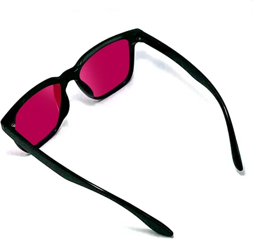 Miniatura 4 de Lentes de doble cara rojos/verdes de la capa de los vidrios ciegos del color ambos uso al aire libre/interior (ES032)