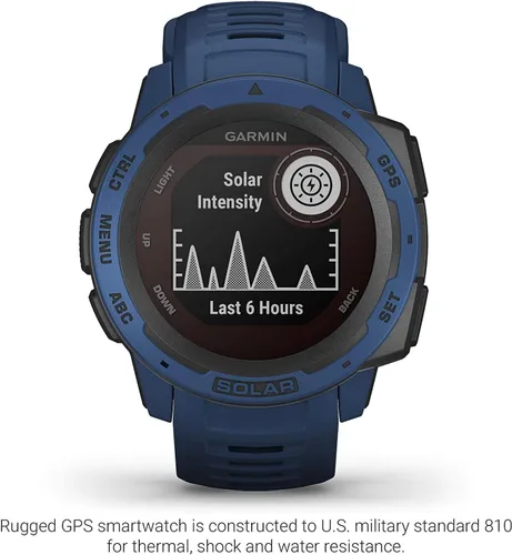Miniatura 2 de Garmin Instinct Solar, Reloj inteligente resistente para exteriores con capacidad de carga solar, aplicaciones deportivas integradas y monitoreo