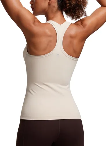 Miniatura 8 de CRZ YOGA - Camisetas sin mangas de entrenamiento para mujer, con espalda cruzada, brasier deportivo, para yoga, gimnasio