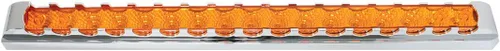 Miniatura 5 de GG Grand General 76980 20 pulgadas Spyder Amber 17 LED Park/Turn Light Bar, lente ámbar, fila única