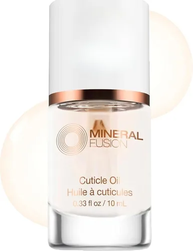 Mineral Fusion Tratamiento de uñas con aceite de cutícula, hidratante natural con vitamina E y aceite de almendras dulces, suaviza y protege las