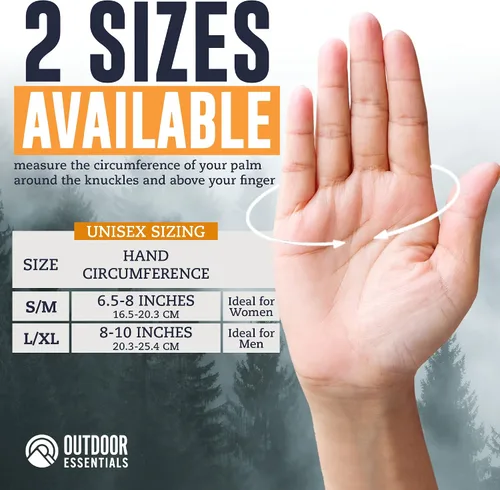 Miniatura 7 de Guantes de invierno sin dedos, guantes de lana convertibles para hombres y mujeres, guantes de nieve cálidos de punto térmico para clima frío