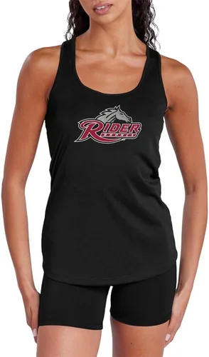 Miniatura 498 de Camiseta deportiva sin mangas oficial de NCAA Collegiate para mujer, con espalda cruzada, colección con logotipo primario
