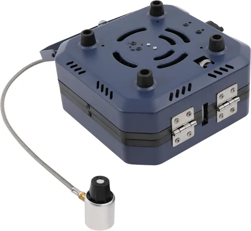 Estufa plegable de propano de 2 quemadores, estufa portátil de doble quemador con sartén para cocinar al aire libre, portón trasero, picnic y