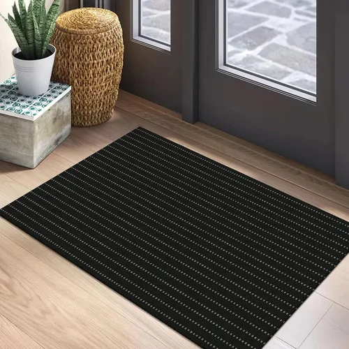 Miniatura 128 de EARTHALL Alfombra pequeña de 2 x 3 pies, lavable para entrada, antideslizante, trenzada, alfombra para puerta interior y exterior, alfombra tejida