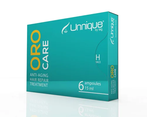 Miniatura 3 de UNNIQUE Oro Care - Ampollas para el cuidado del cabello postratamiento, extensor de tratamiento de queratina y tu seguro de queratina para bloquear