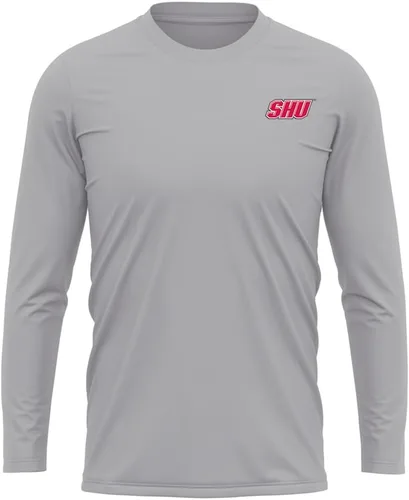 Miniatura 361 de Camisa deportiva de manga larga oficial de la NCAA Collegiate para hombre, con logotipo en el pecho izquierdo, colección Athletic Heather