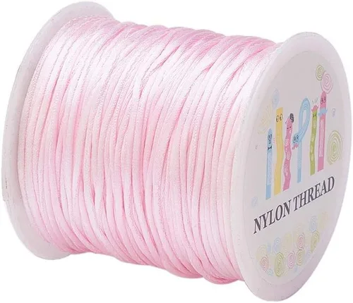 Miniatura 23 de Elecrelive - Cuerda de nailon de 200 yardas para pulseras, 200 yardas, cuerda de nailon para pulseras, 20 colores para collar, pulsera, joyería