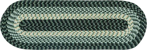 Miniatura 48 de La colección Better Trends Alpine Braid es una alfombra reversible para interiores duradera y resistente a las manchas 100% polipropileno