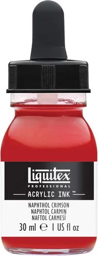 Miniatura 11 de Liquitex - Pintura acrílica profesional INK! Jarro de 1 onza, color blanco de titanio Bronce Rico Iridiscente