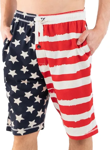 Miniatura 62 de Lazy One - Pantalones cortos de pijama para hombre, ropa de dormir