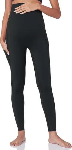 Miniatura 6 de Enerful Leggings de entrenamiento de maternidad para mujer, sobre el vientre, ropa activa, atléticos, suaves, pantalones de yoga con bolsillos