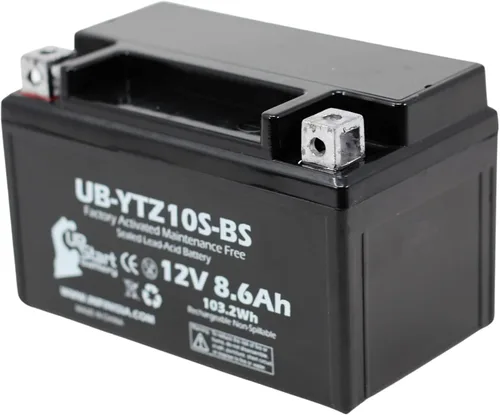 Miniatura 2 de Reemplazo para Yamaha FZ8 800CC 2011 activado de fábrica, sin mantenimiento, batería de motocicleta - 12V, 8.6Ah, UB-YTZ10S-BS
