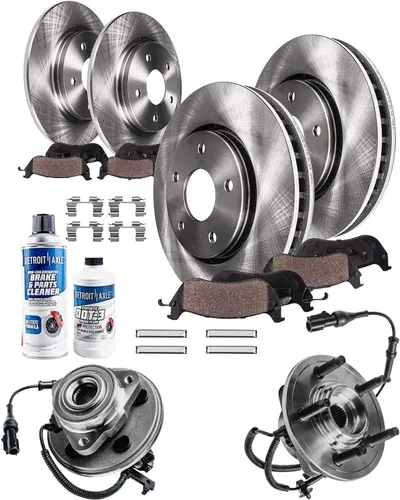 Miniatura 11 de Detroit Axle - Rotores de freno para Chrysler 200 2015 2016 2017, Rotores de freno de disco de reemplazo: 12.01" pulgadas delantero y 10.95
