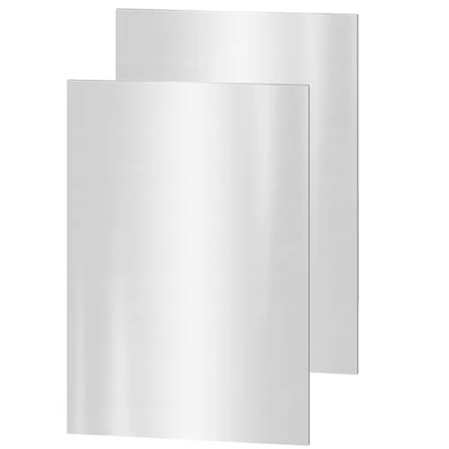Miniatura 9 de Placas de acero inoxidable 304, 2 paquetes de 10 cm x 15 cm x 0,06 cm de espesor, placas de acero inoxidable calibre 16 (1,5 mm) de espesor, placas